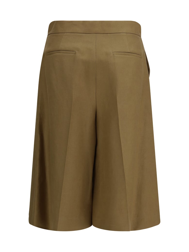 bermuda shorts high waist linen by Selfnex