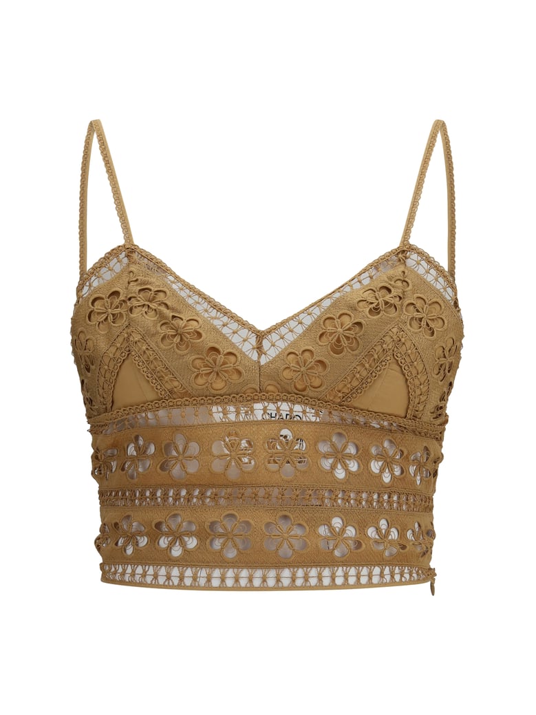 top melie cotton voile cinnamon by Selfnex