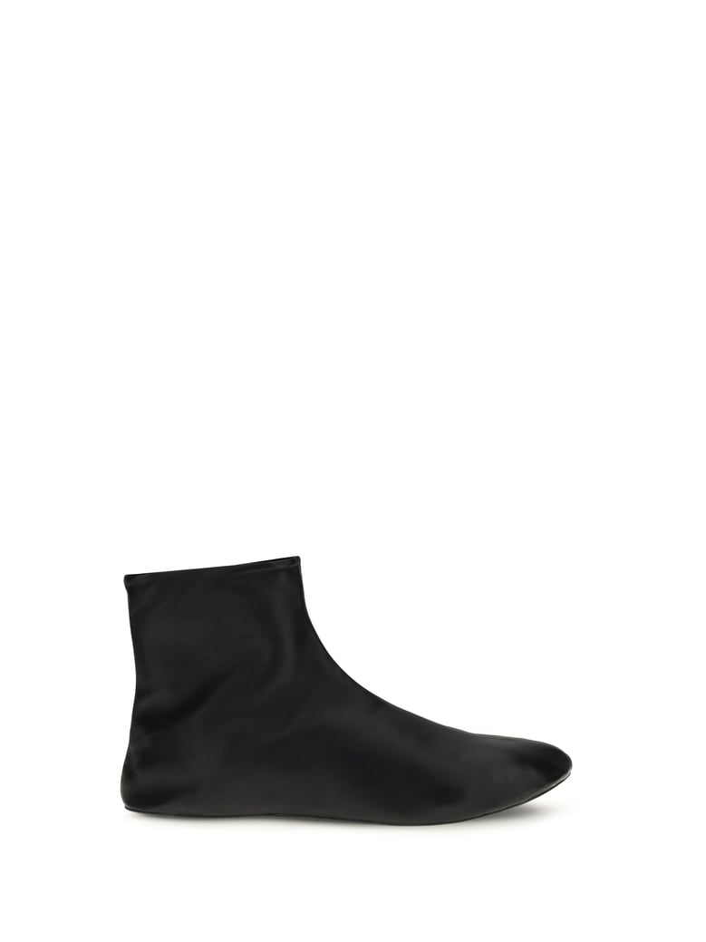 leather ankle boots black by Selfnex
