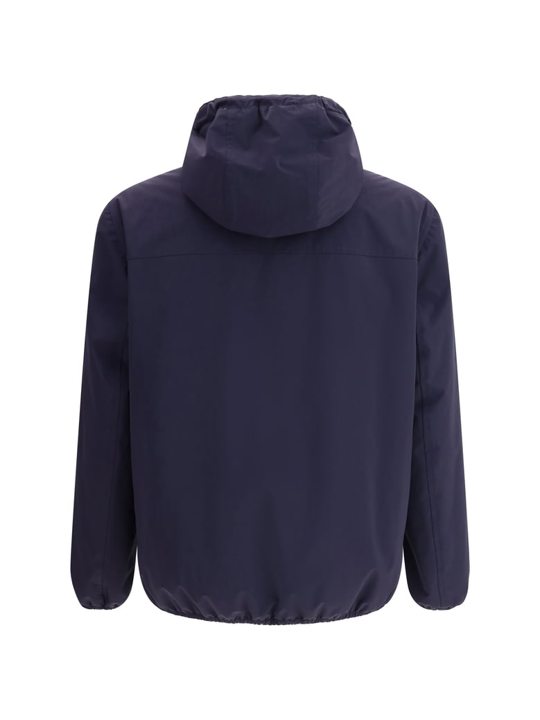 hooded jacket navy by Selfnex