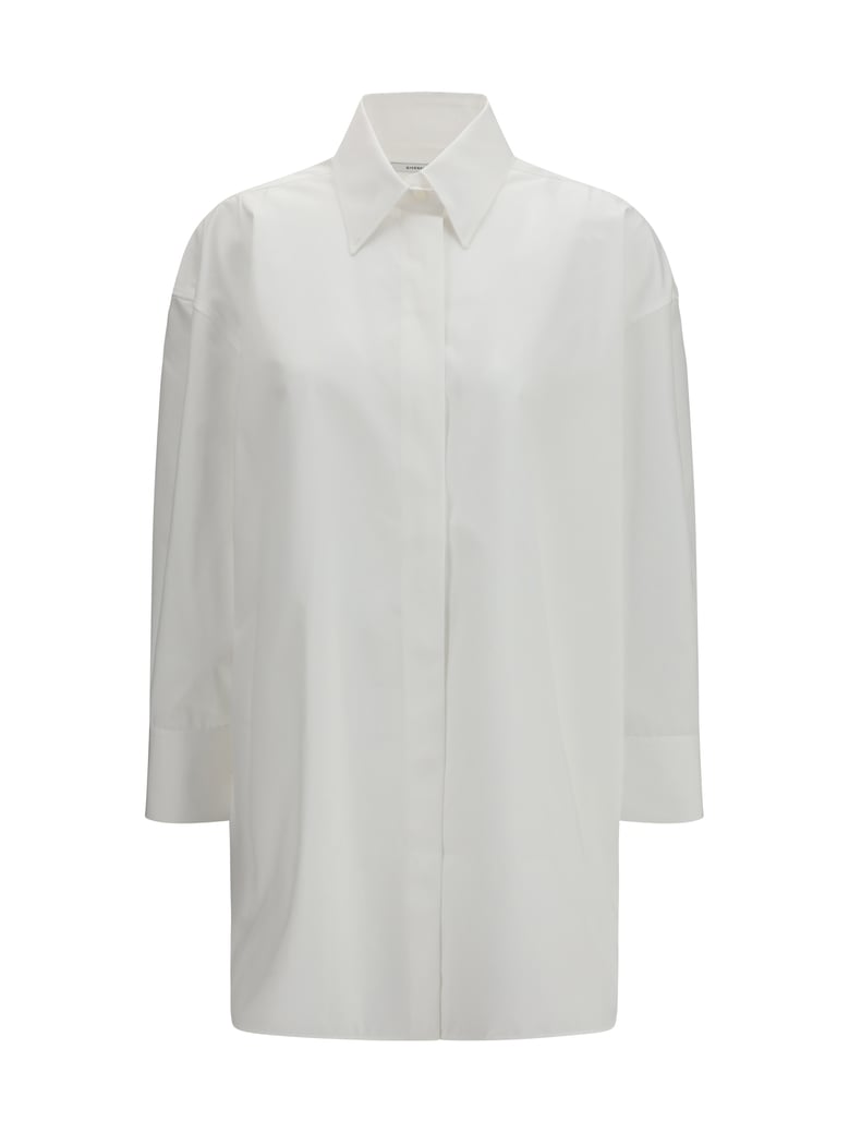 shirt backless cotton white by Selfnex