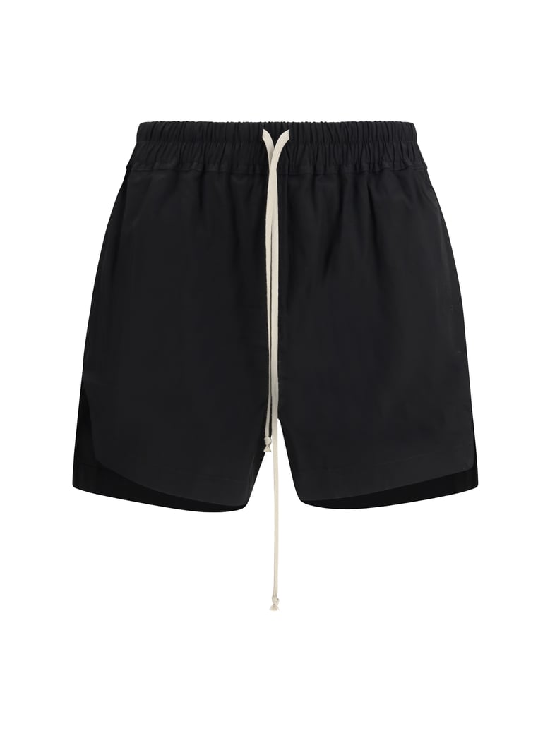 cotton drawstring shorts black by Selfnex