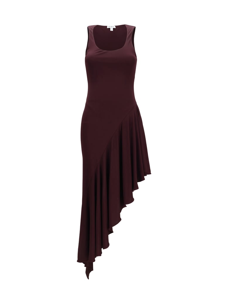 jersey dress burgundy by Selfnex