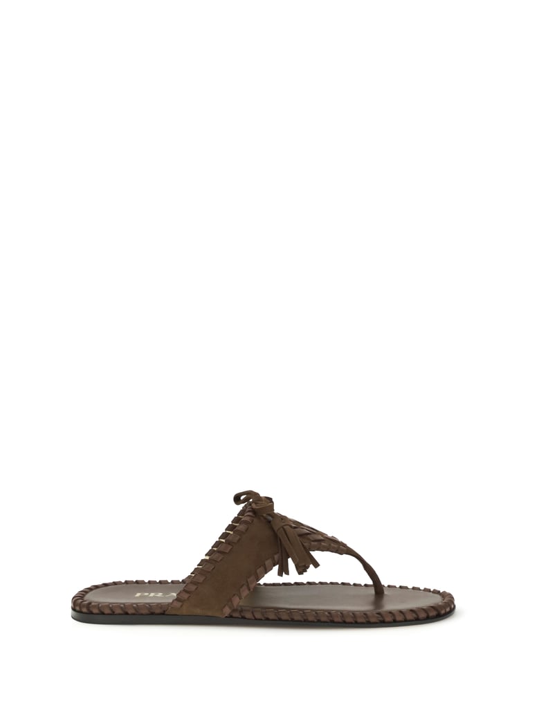 thong sandals cacao by Selfnex