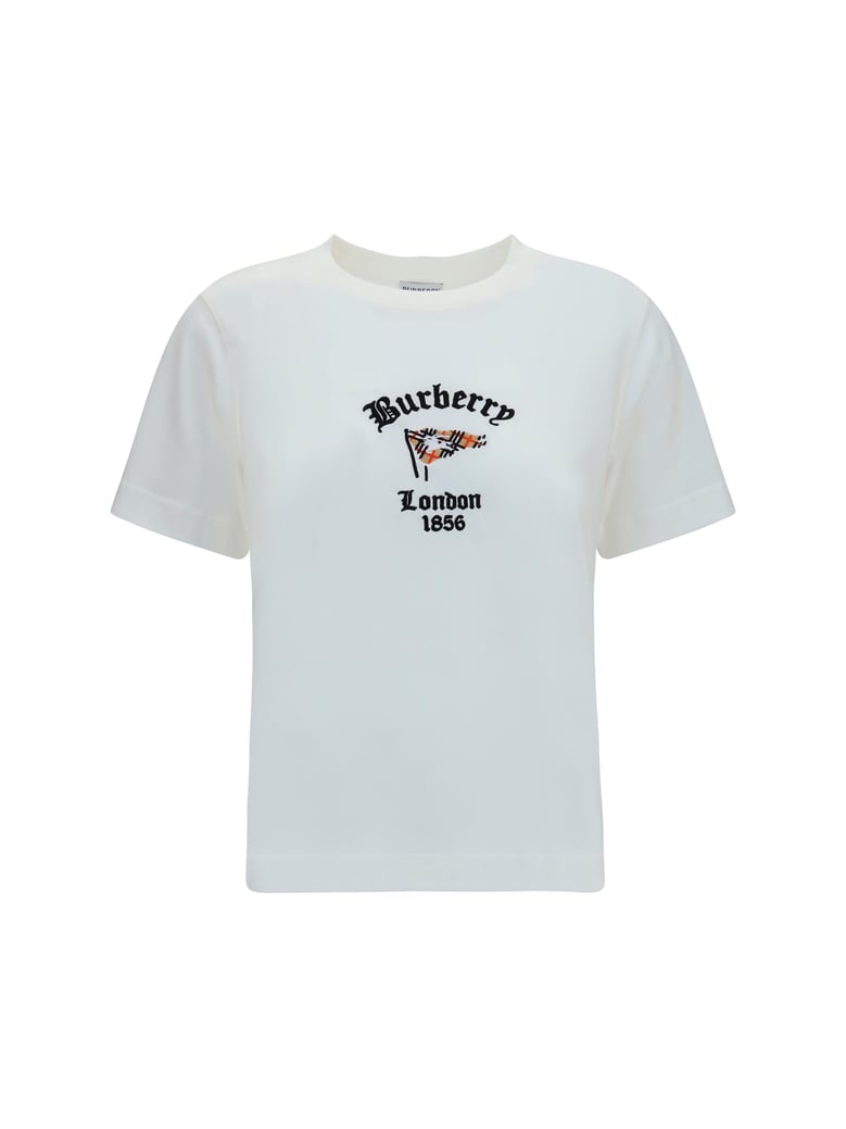 cotton t-shirt with check flag by Selfnex