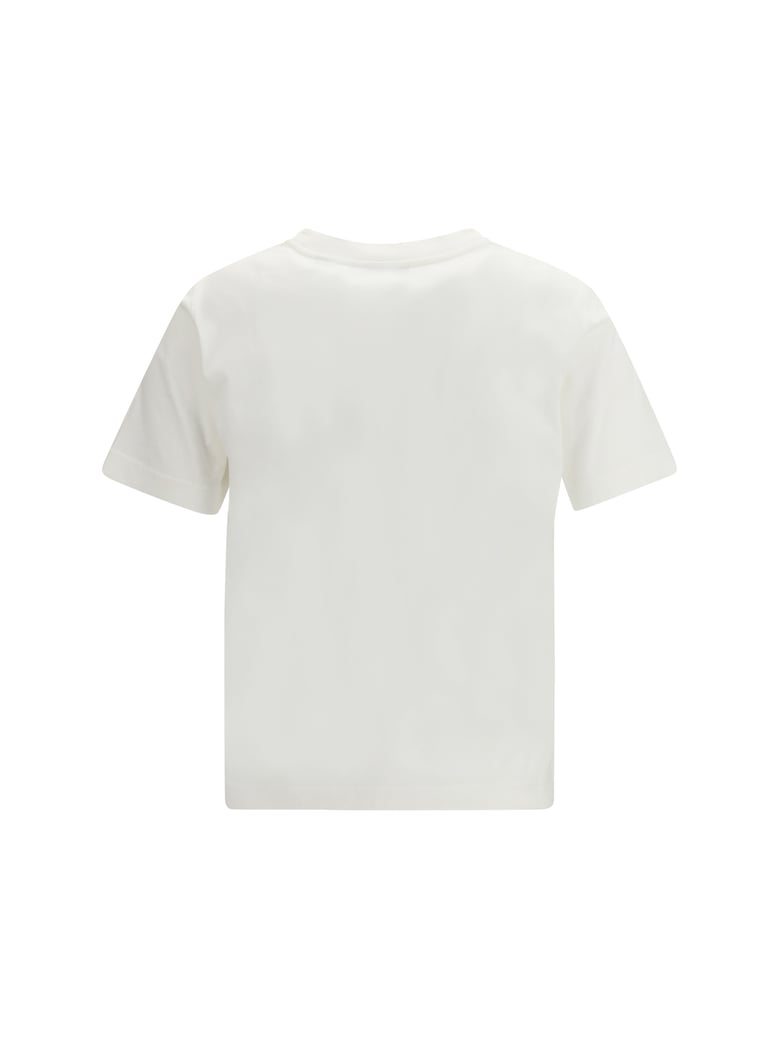 crew-neck t-shirt chalk by Selfnex