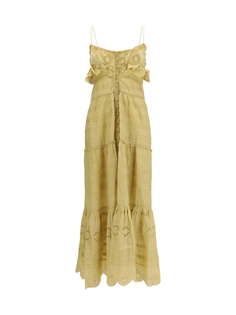 dress paule light ochre by Selfnex