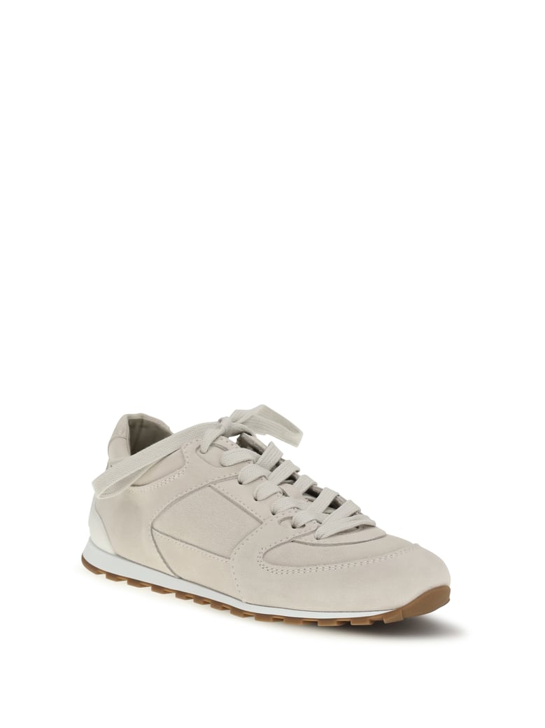 suede sneakers ivory by Selfnex