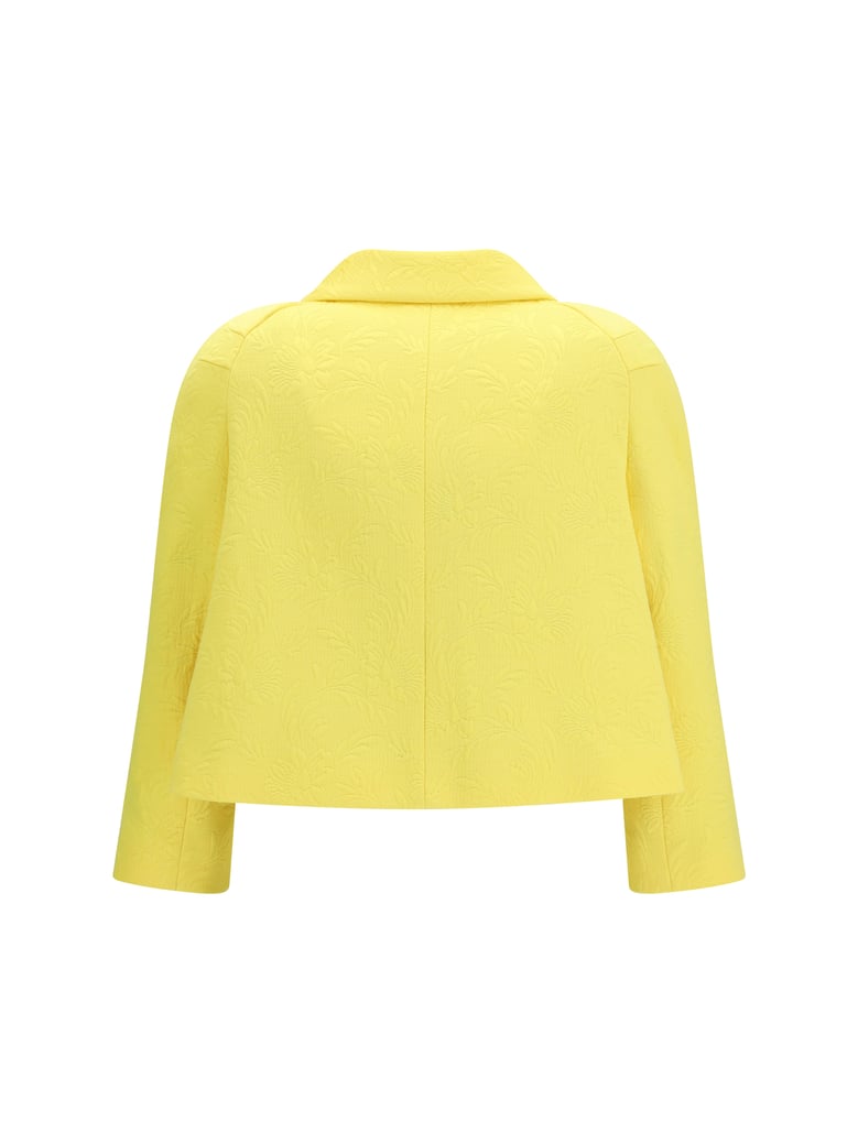 cropped jacket yellow by Selfnex