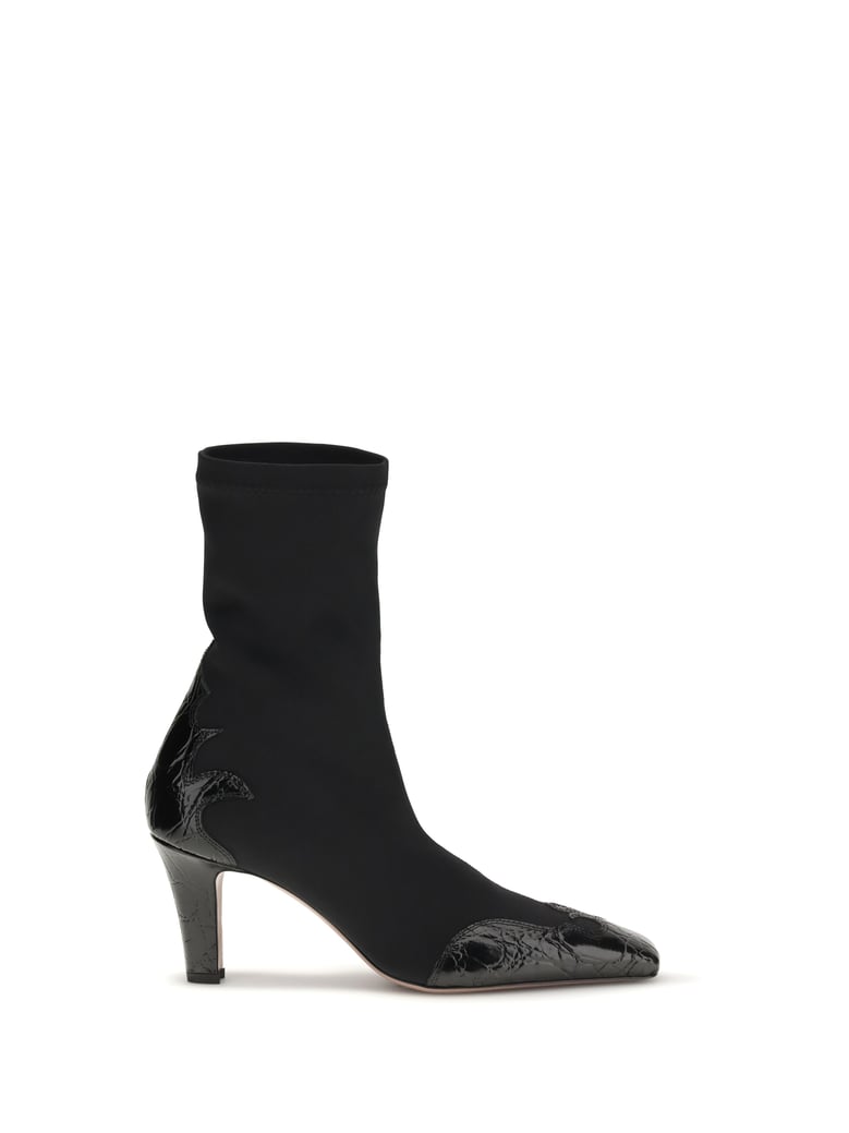 ankle boots belle black calf leather by Selfnex