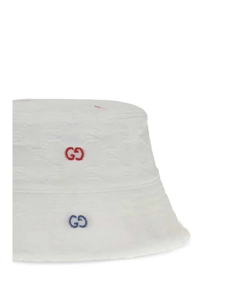 bucket hat cotton white by Selfnex