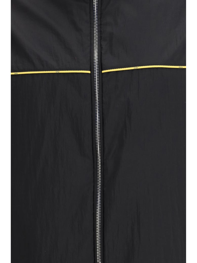 windbreaker ff jacquard reversible black by Selfnex