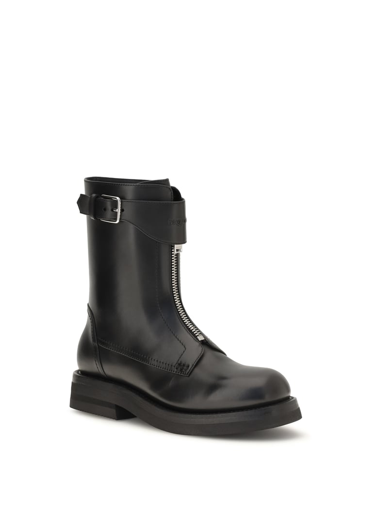 leather boots black by Selfnex