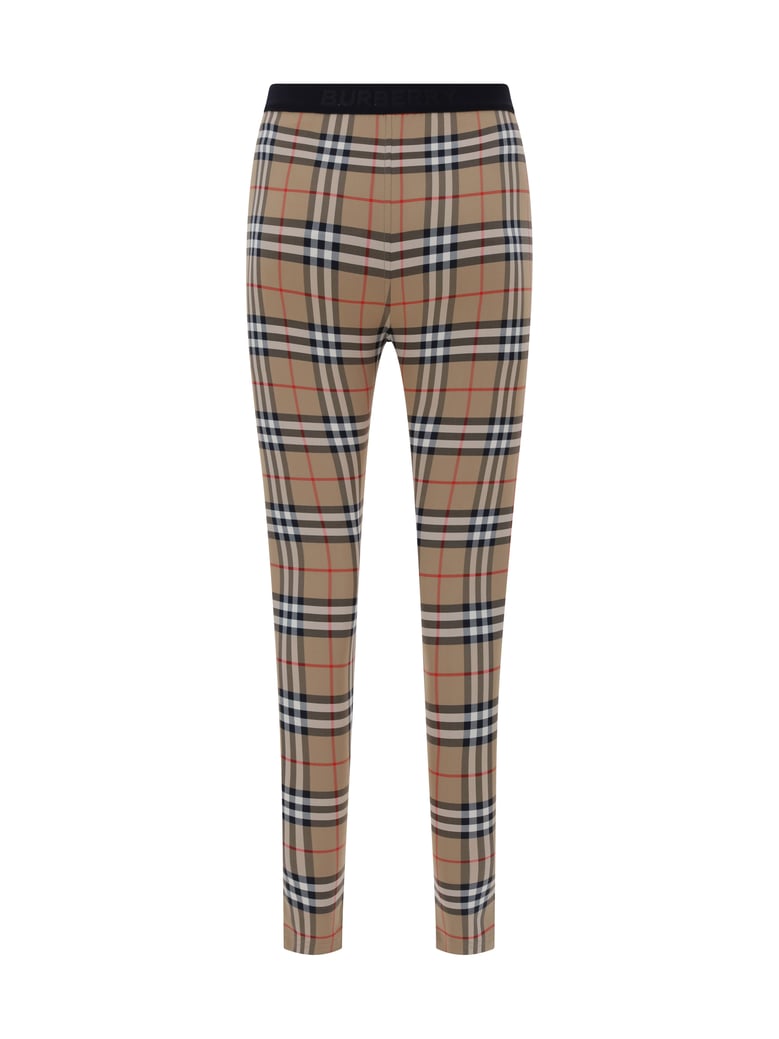 leggings archive check beige by Selfnex