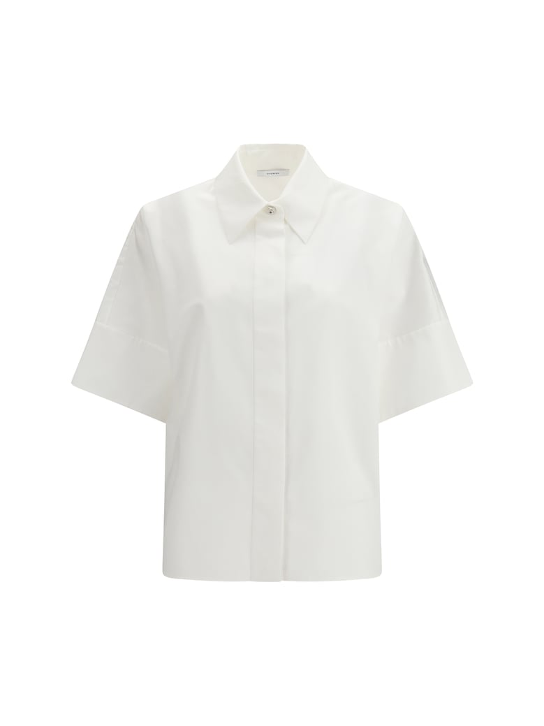 poplin shirt white by Selfnex