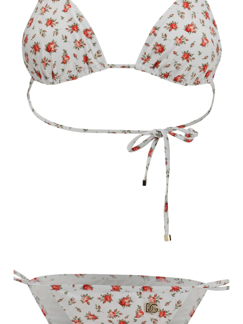 triangle bikini roselline white by Selfnex