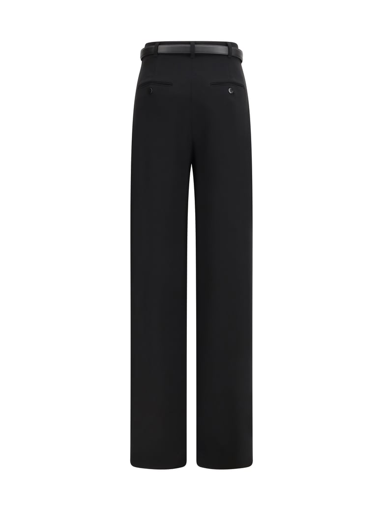 wide-leg pants black by Selfnex
