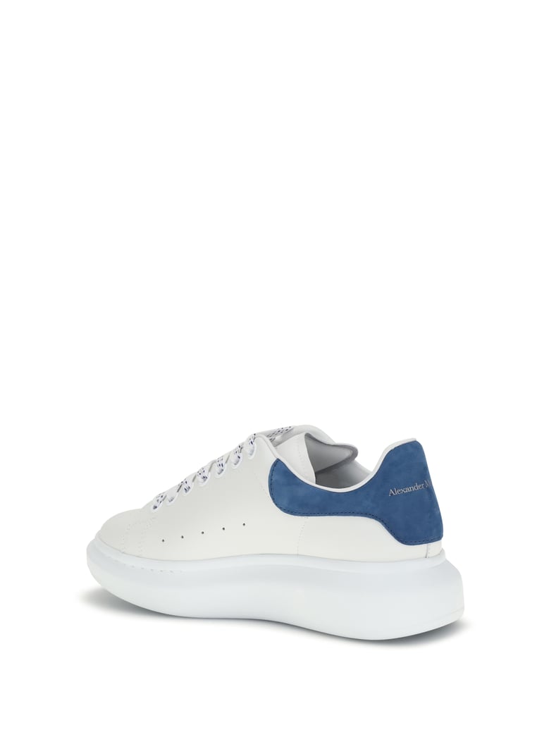leather sneakers white/paris blue by Selfnex