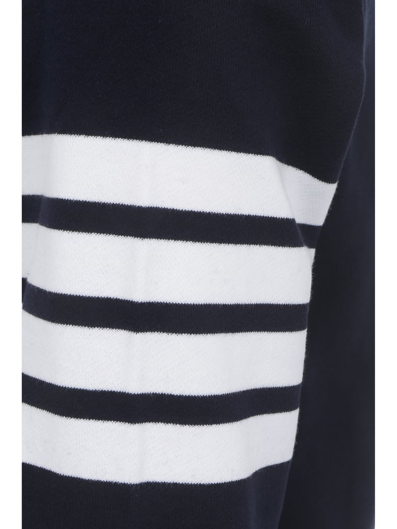 cotton sweatshirt navy by Selfnex