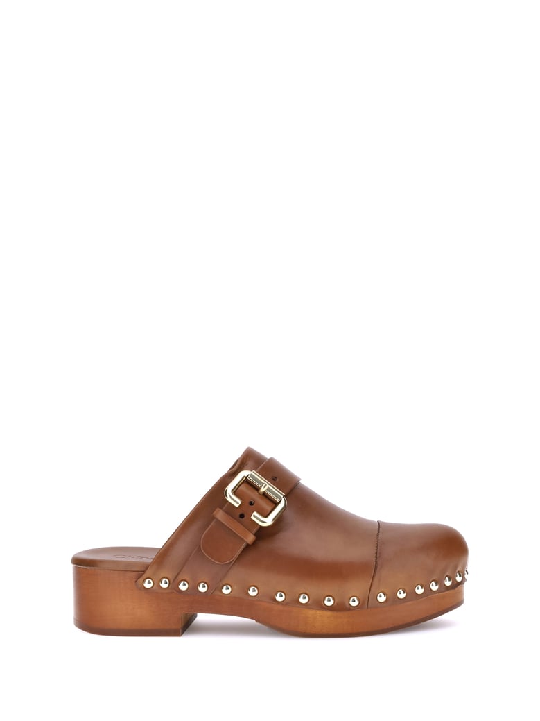 mules jeannette ginger brown by Selfnex