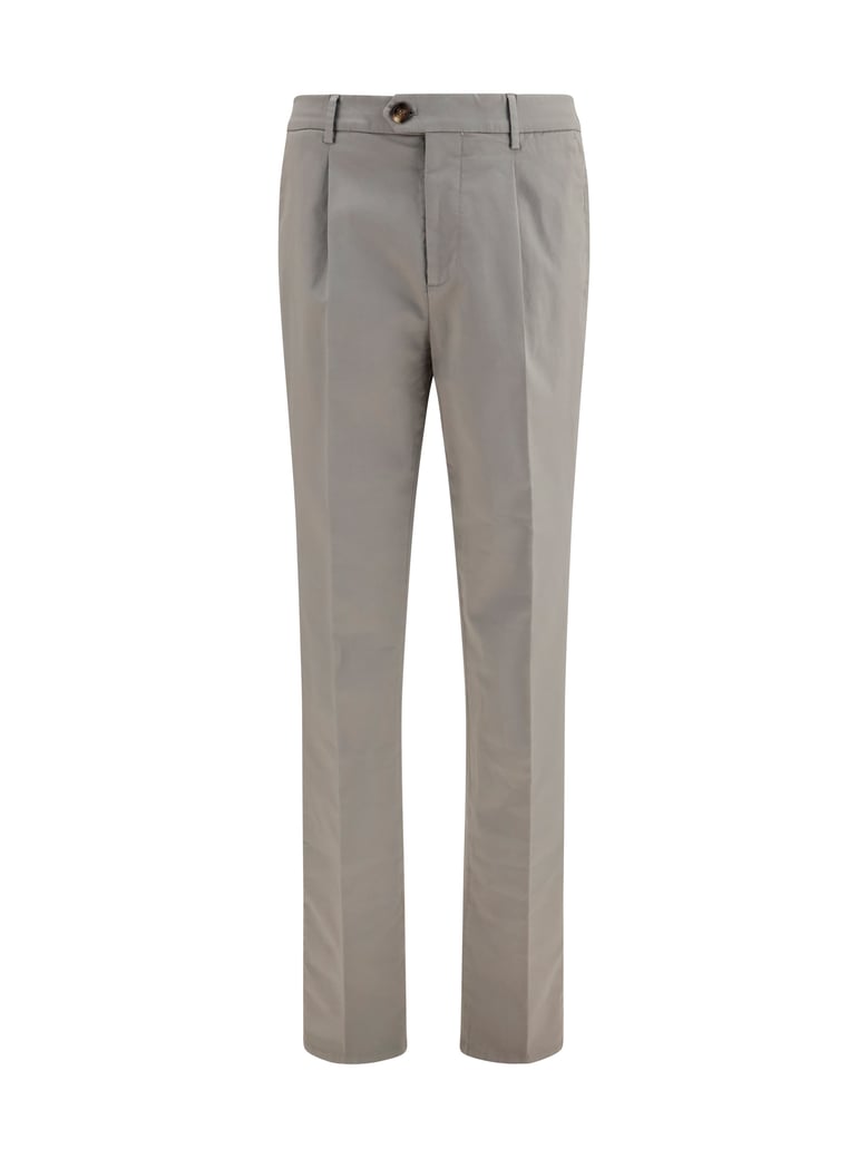 chino pants cotton blend khaki by Selfnex