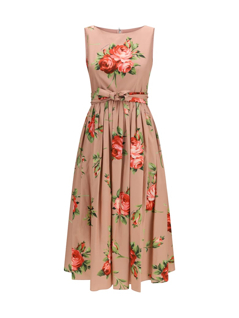 dress rose bouquet print by Selfnex