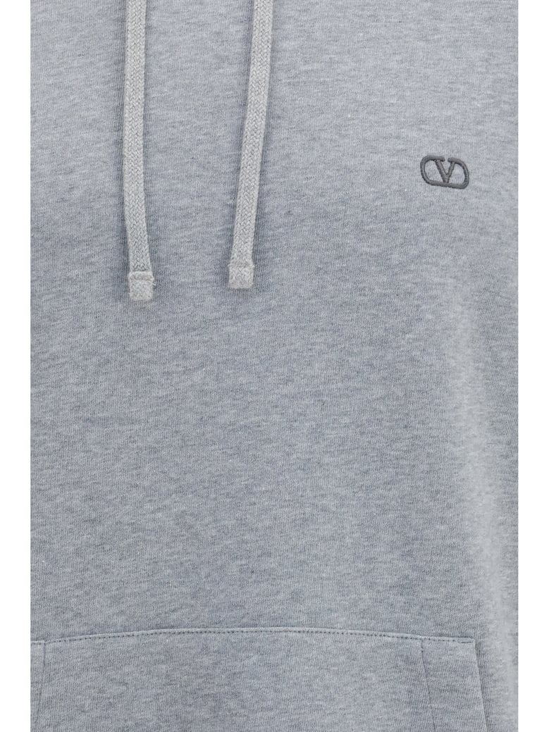 hoodie vlogo signature grey melange by Selfnex