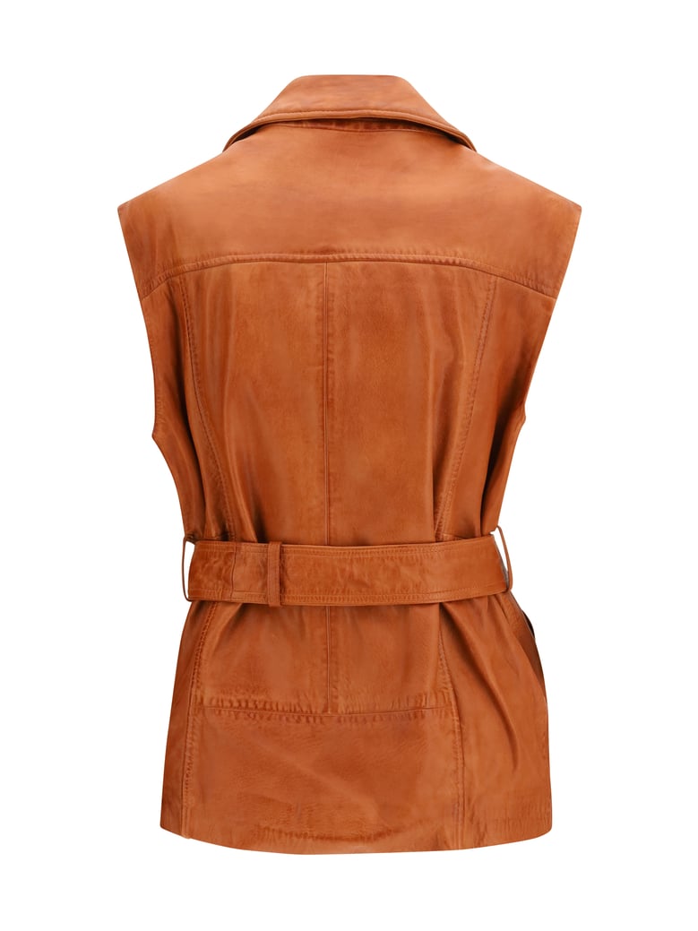 biker vest gypsy mocha by Selfnex