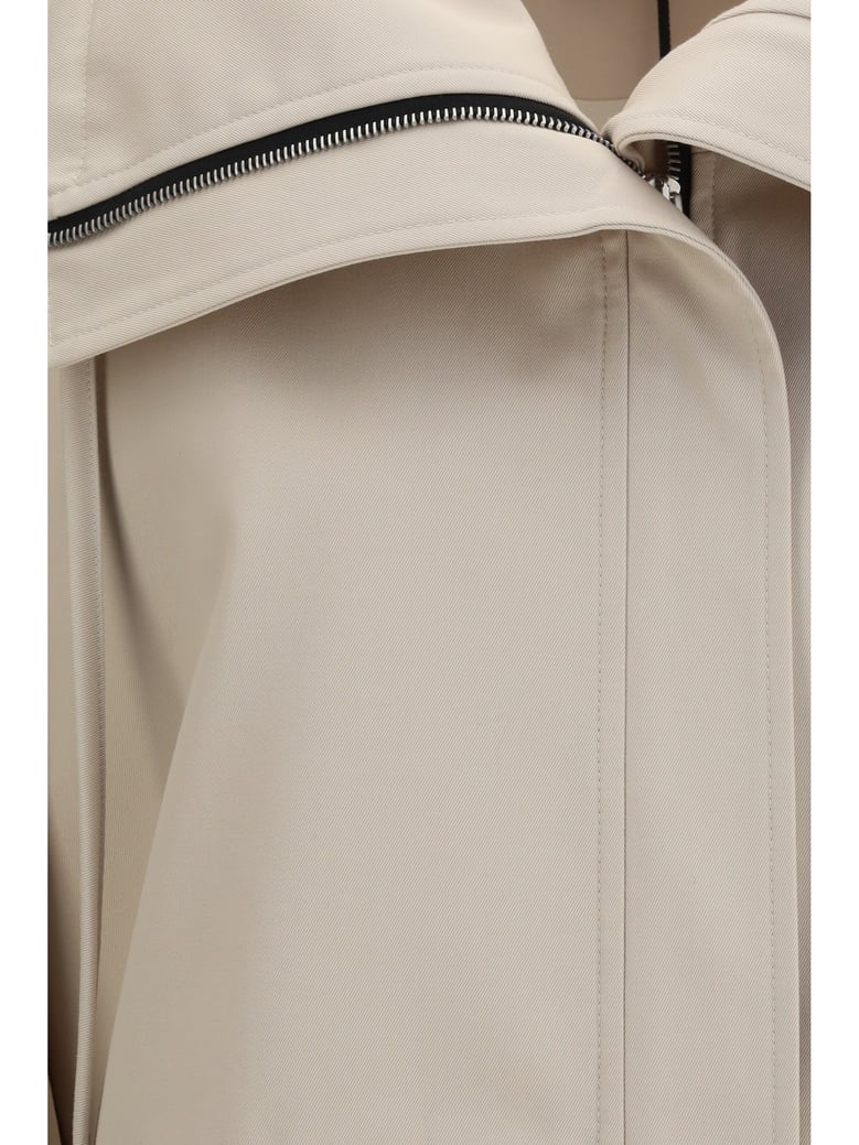 high-neck jacket beige by Selfnex