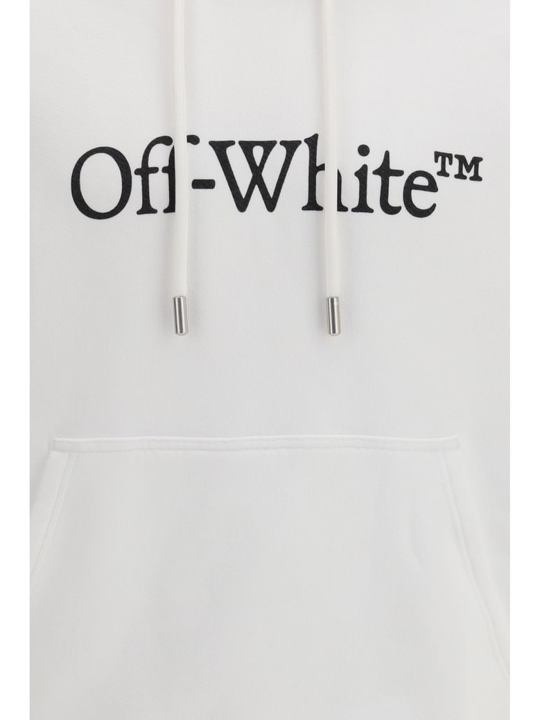 hoodie big bookish skate white/black by Selfnex