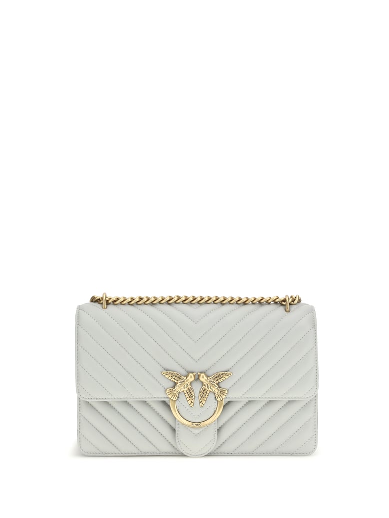 shoulder bag love one classic pearl grey by Selfnex