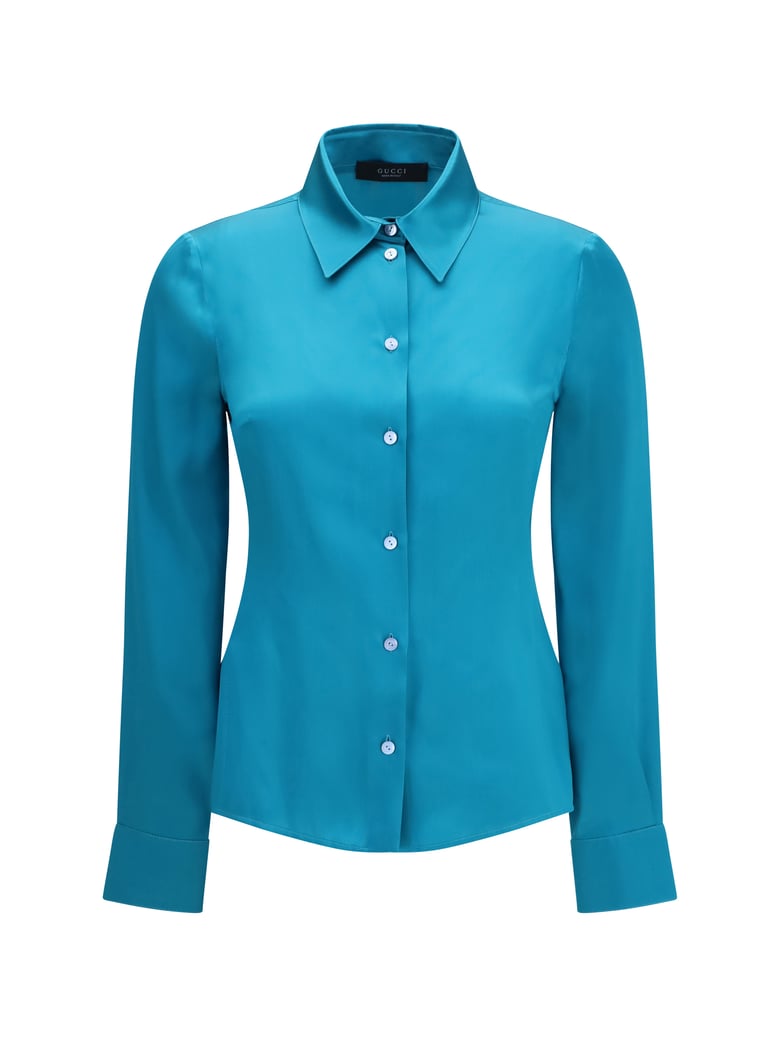 shirt silk satin twilight sea by Selfnex