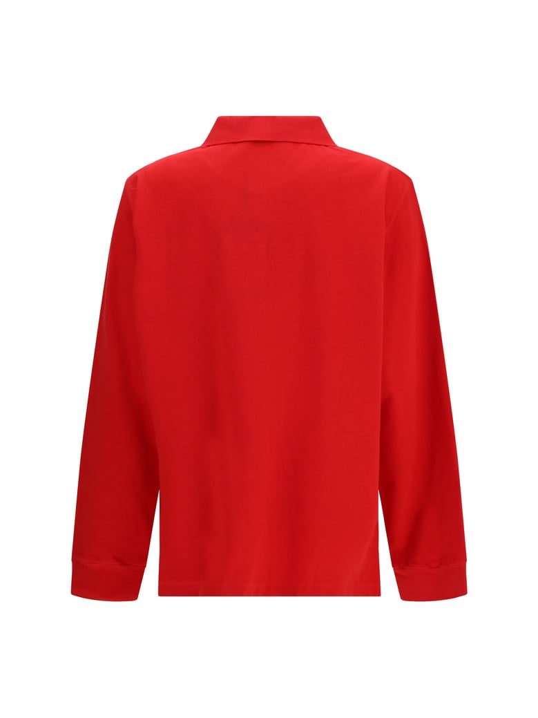 polo shirt cotton red by Selfnex