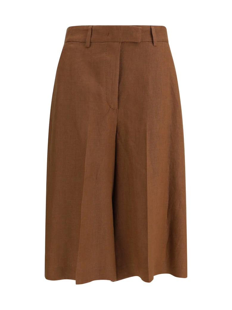 bermuda shorts twill brown by Selfnex