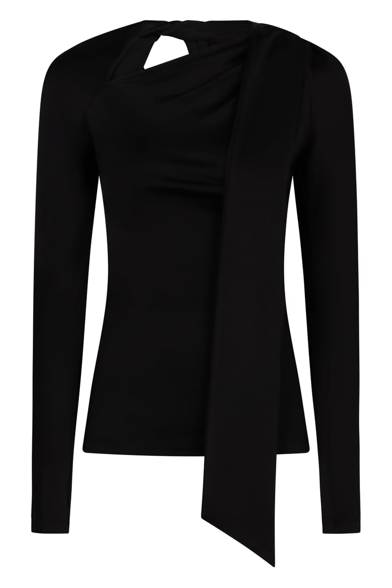 long sleeve top black by Selfnex