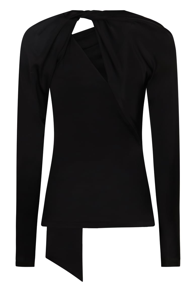 long sleeve top black by Selfnex