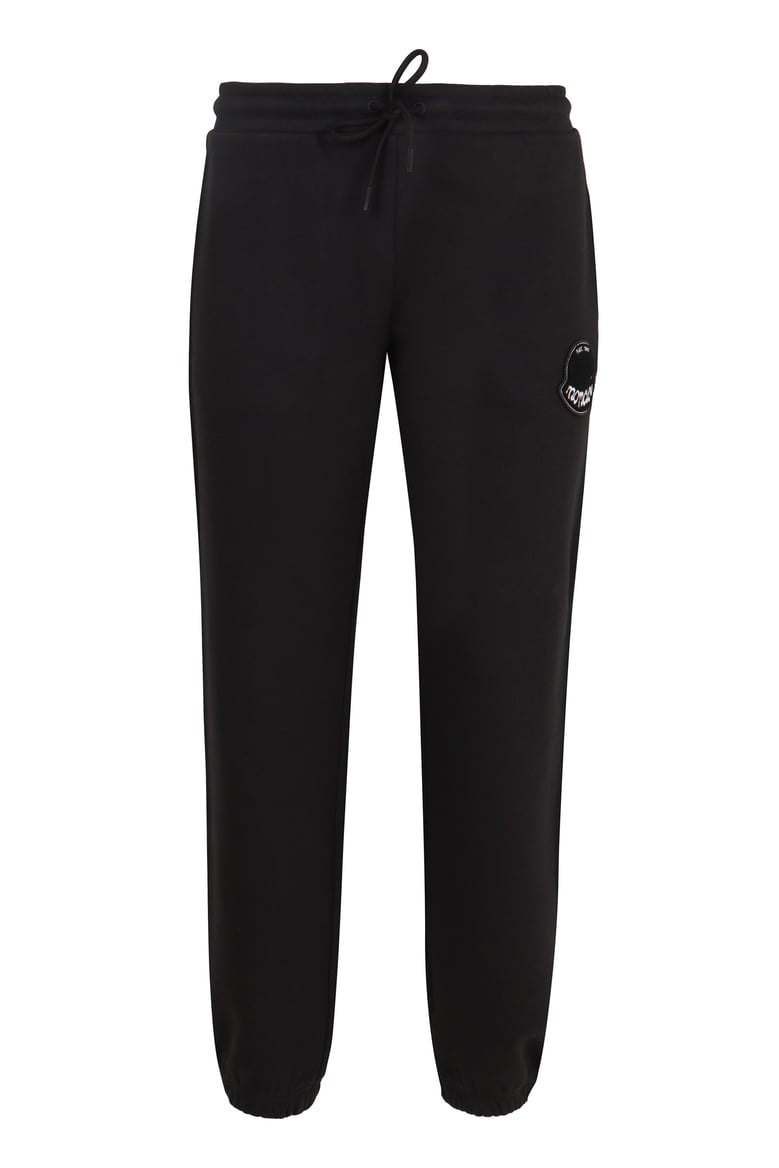 logo detail cotton track pants by Selfnex