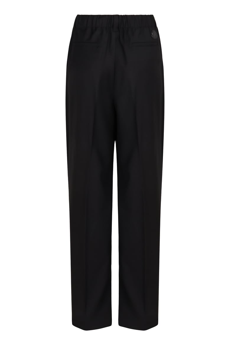 tailored wool gabardine trousers by Selfnex