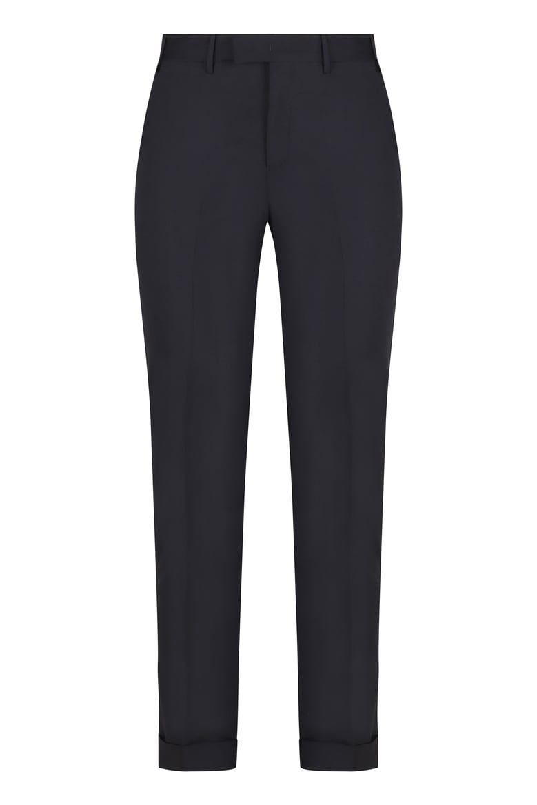 wool blend trousers by Selfnex