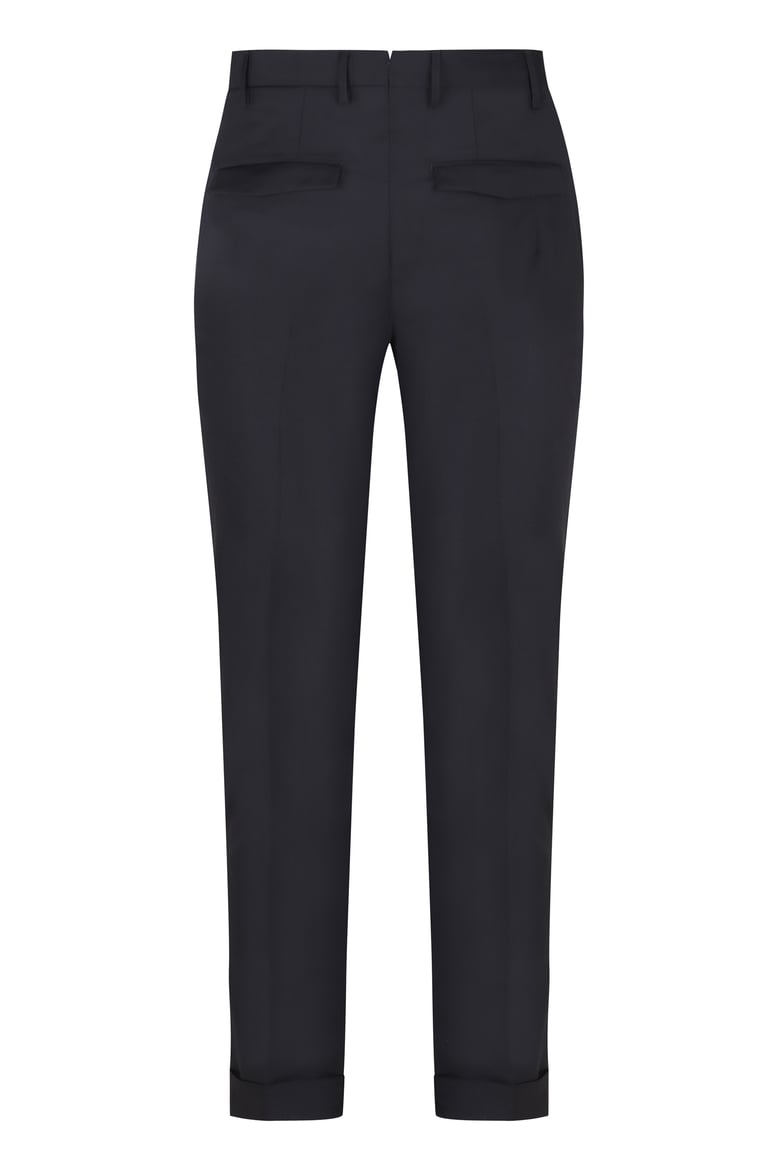 wool blend trousers by Selfnex