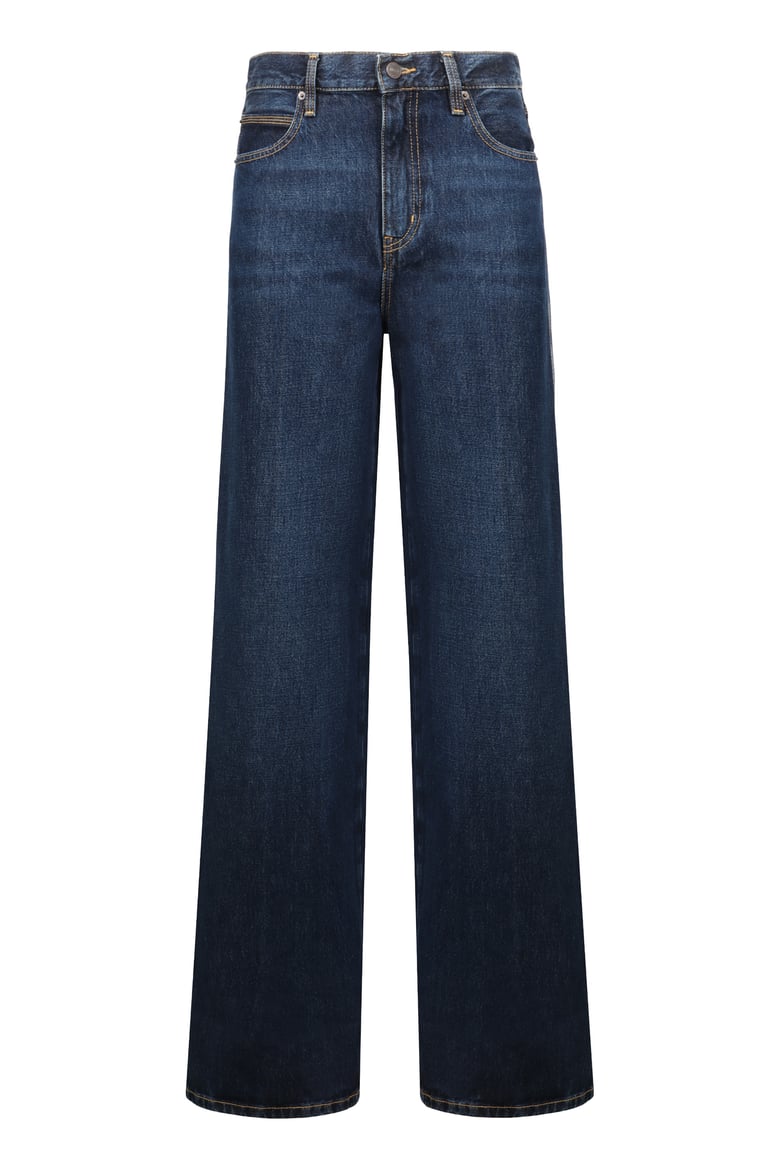 jeans wide-leg blue by Selfnex