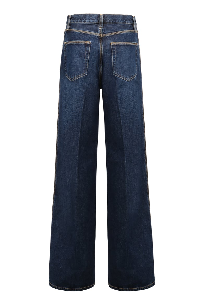 jeans wide-leg blue by Selfnex