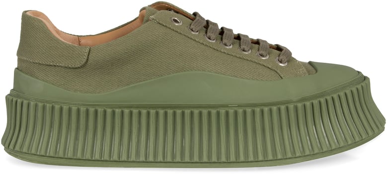 canvas platform sneakers by Selfnex