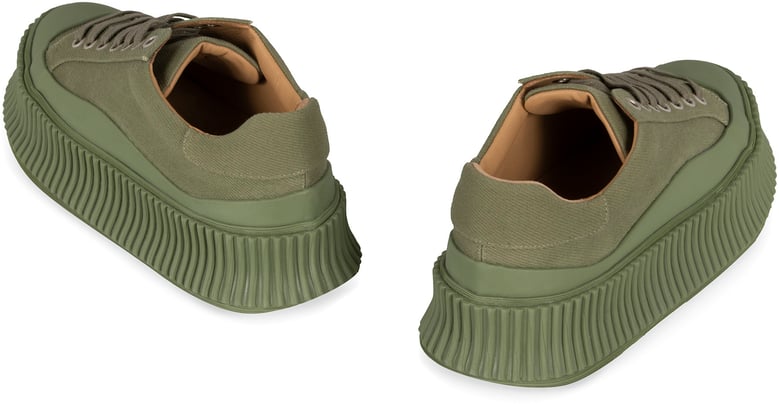 canvas platform sneakers by Selfnex