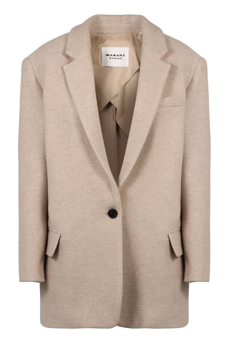 wool single-breasted blazer by Selfnex