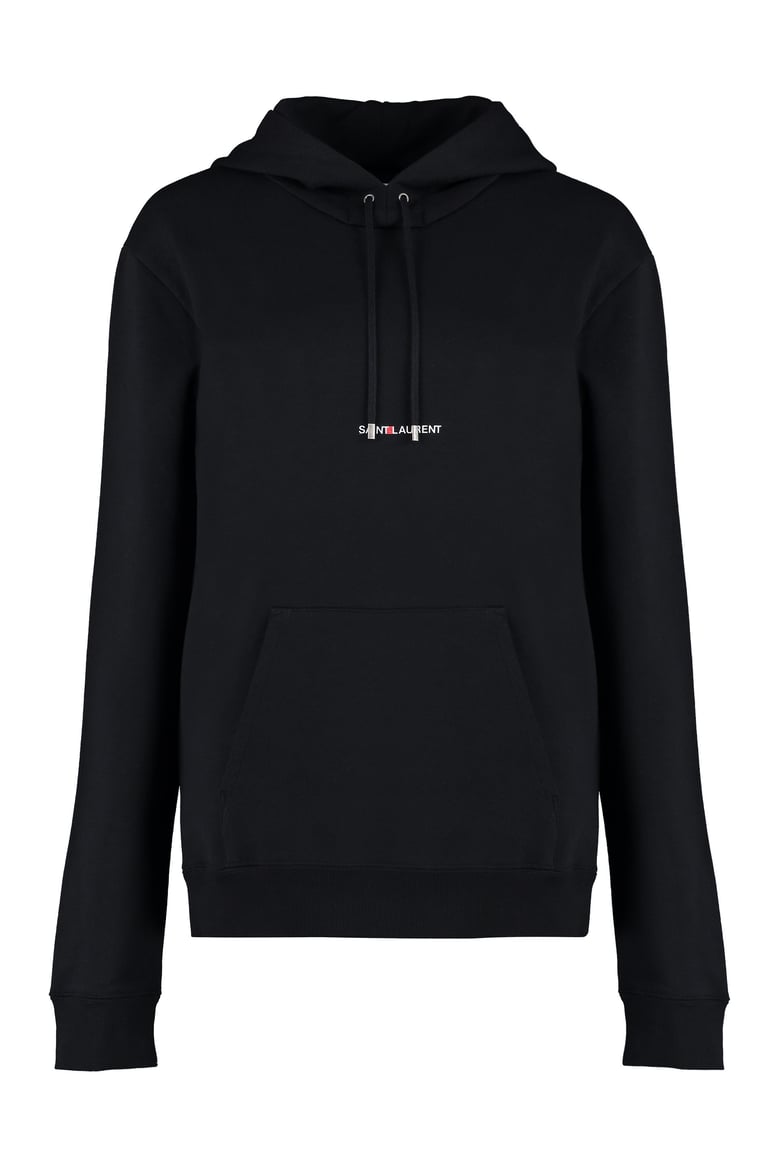 black cotton hoodie by Selfnex