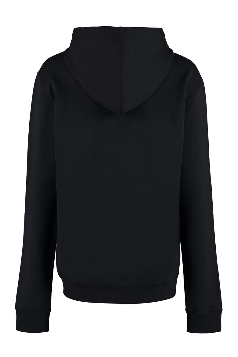 black cotton hoodie by Selfnex