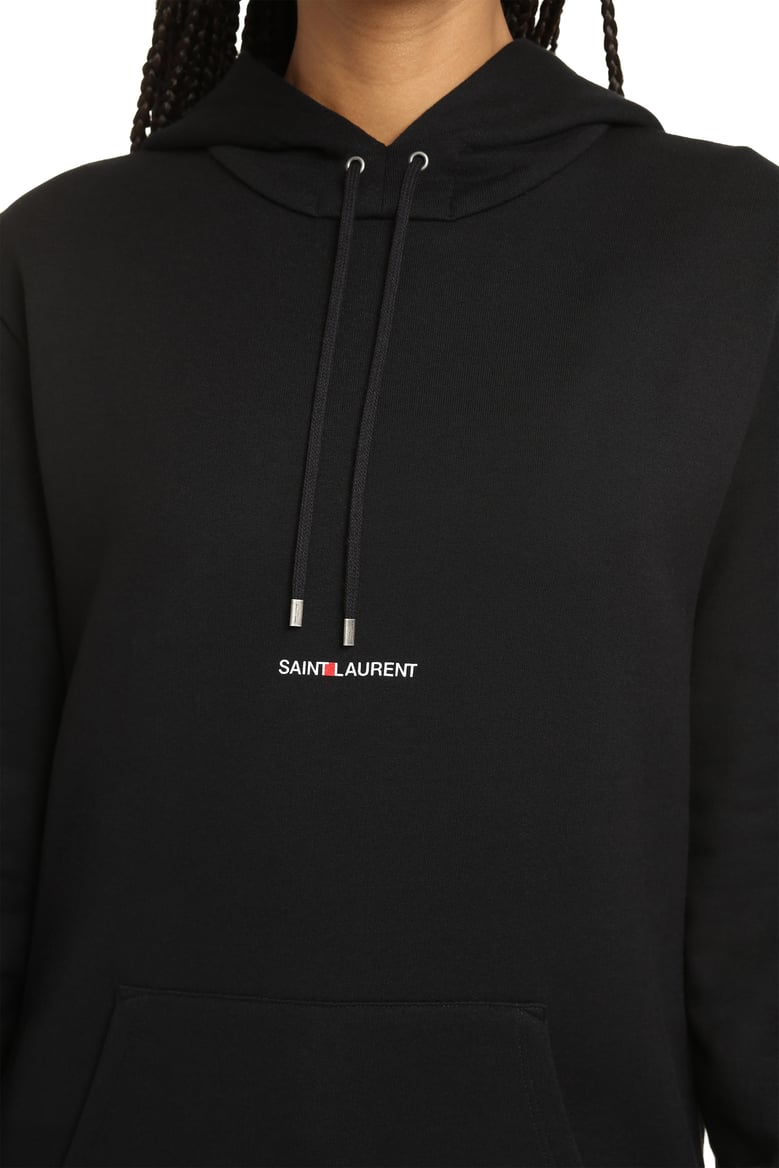 black cotton hoodie by Selfnex
