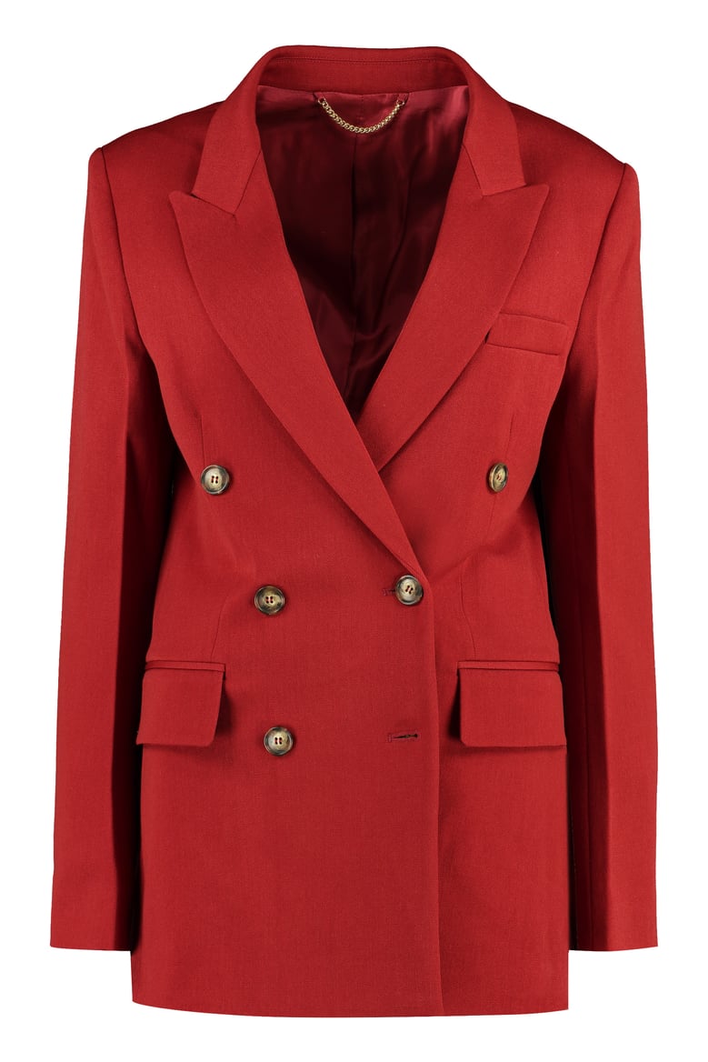 double-breasted wool blazer by Selfnex