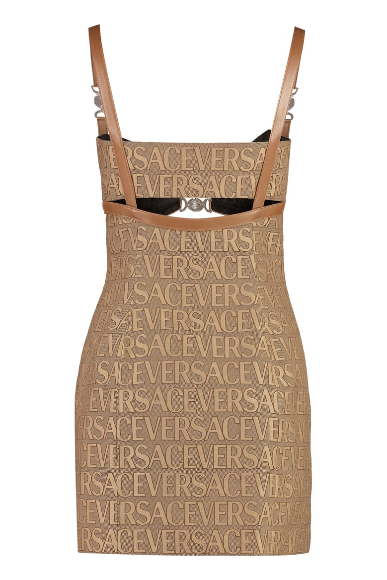 jaquard mini dress by Selfnex